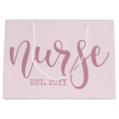 Grand Sac Cadeau Infirmière Est Année sur mesure Étudiante Infirmiè (Devant)