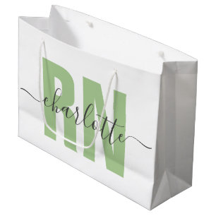 Grand Sac Cadeau Infirmière inscrite à la RN personnalisée
