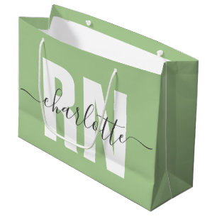 Grand Sac Cadeau Infirmière inscrite à la RN personnalisée