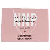 Grand Sac Cadeau Infirmière néonatale NNP personnalisée (Dos)