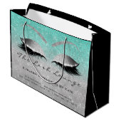 Grand Sac Cadeau Instruction post-soins de l'extension des cils Ble (Dos Angle)