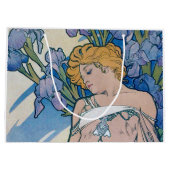 Grand Sac Cadeau Iris (Quatre Fleurs), Alphonse Mucha (Dos)
