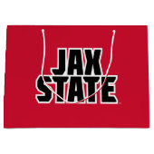 Grand Sac Cadeau Jacksonville State University JAX STATE Bold Text (Devant)