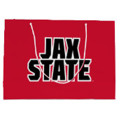 Grand Sac Cadeau Jacksonville State University JAX STATE Bold Text (Dos)