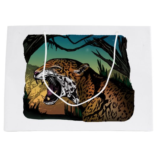 Grand Sac Cadeau Jaguar (Devant)