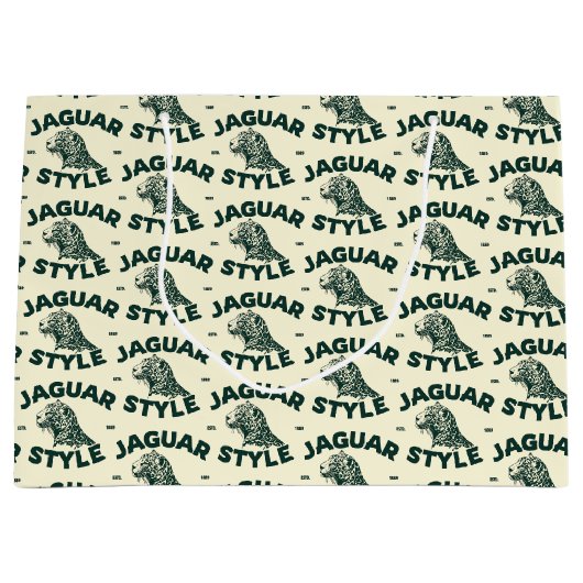 Grand sac cadeau Jaguar (Devant)