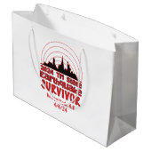 Grand Sac Cadeau J'ai survécu au tremblement de terre de New York T (Dos Angle)