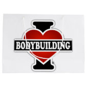Grand Sac Cadeau J'aime Bodybuilding (Dos)