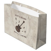 Grand Sac Cadeau Jam-Brasserie Rockin' Riffs-Coffee-Guitare- (Dos Angle)