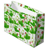 Grand Sac Cadeau Jardin aux fraises (Devant Angle)