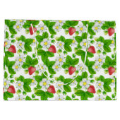 Grand Sac Cadeau Jardin aux fraises (Dos)
