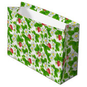 Grand Sac Cadeau Jardin aux fraises (Devant Angle)
