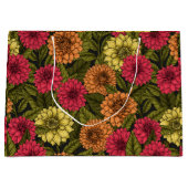 Grand Sac Cadeau Jardin de Dahlia (Devant)