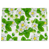 Grand Sac Cadeau Jardin de fraises 2 (Devant)