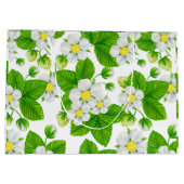 Grand Sac Cadeau Jardin de fraises 2 (Dos)