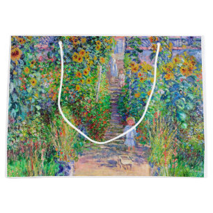 Grand Sac Cadeau Jardin de l'artiste, Monet