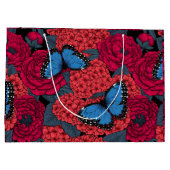 Grand Sac Cadeau Jardin de morpho bleu (Dos)