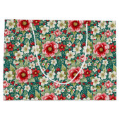 Grand Sac Cadeau Jardin de Noël (Dos)