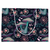 Grand Sac Cadeau Jardin des champignons de nuit (Dos)