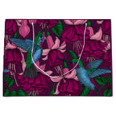 Grand Sac Cadeau Jardin des colibris (Devant)