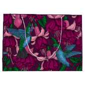 Grand Sac Cadeau Jardin des colibris (Dos)