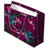 Grand Sac Cadeau Jardin des colibris (Devant Angle)