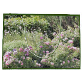 Grand Sac Cadeau Jardin des fleurs de printemps (Dos)