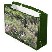 Grand Sac Cadeau Jardin des fleurs de printemps (Dos Angle)