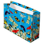 Grand Sac Cadeau Jardin des papillons (Devant Angle)