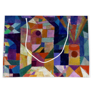 Grand Sac Cadeau Jardin du château, Paul Klee