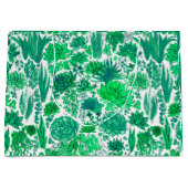 Grand Sac Cadeau Jardin succulent (Devant)