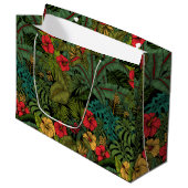 Grand Sac Cadeau Jardin tropical (Devant Angle)