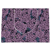 Grand Sac Cadeau Jardin Violet Lilac (Devant)