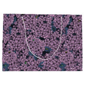 Grand Sac Cadeau Jardin Violet Lilac (Dos)