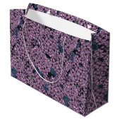 Grand Sac Cadeau Jardin Violet Lilac (Dos Angle)