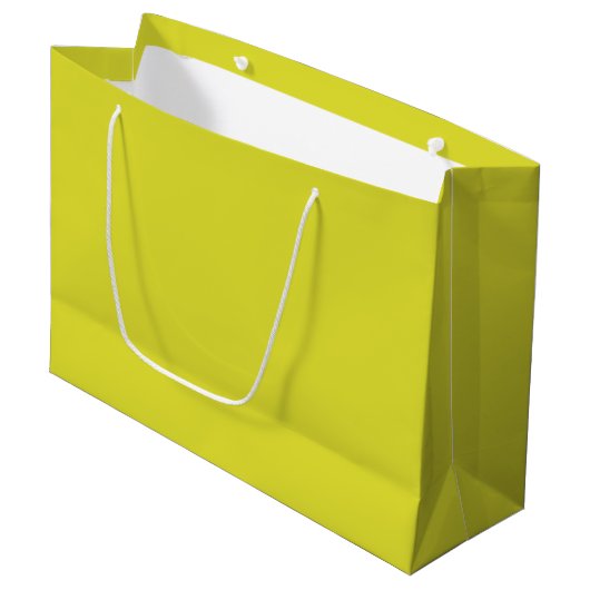 Grand Sac Cadeau Jaune (Devant Angle)