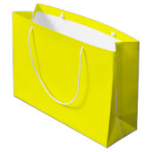 Grand Sac Cadeau Jaune clair (couleur solide) (Dos Angle)
