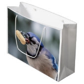 Grand Sac Cadeau Jay bleu avec arachide (Devant Angle)