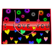 Grand Sac Cadeau Je T'Aime (Devant)