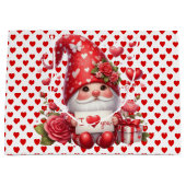 Grand Sac Cadeau Je t'aime Gnome (Devant)