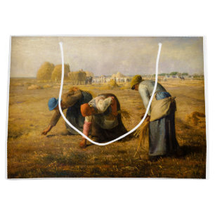 Grand Sac Cadeau Jean-François Millet - Les Gleaners