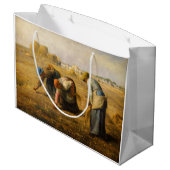 Grand Sac Cadeau Jean-François Millet - Les Gleaners (Dos Angle)