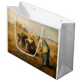 Grand Sac Cadeau Jean-François Millet - Les Gleaners (Devant Angle)