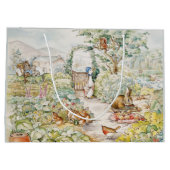 Grand Sac Cadeau Jemima Puddle Duck dans le jardin de M. Mc Gregor (Dos)