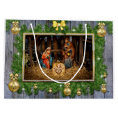 Grand Sac Cadeau Jesus born (Dos)