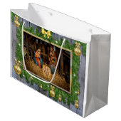 Grand Sac Cadeau Jesus born (Devant Angle)