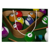 Grand Sac Cadeau Jeu de billard (Dos)