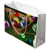Grand Sac Cadeau Jeu de billard (Dos Angle)