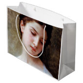 Grand Sac Cadeau Jeune fille, Bouguereau (Dos Angle)