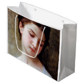 Grand Sac Cadeau Jeune fille, Bouguereau (Devant Angle)